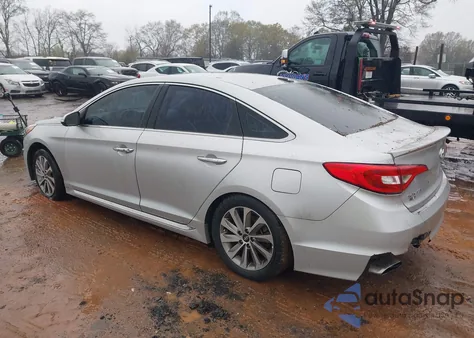 2016 Hyundai Sonata Sport z USA, uszkodzony, nr VIN 5NPE34AF9GH369511